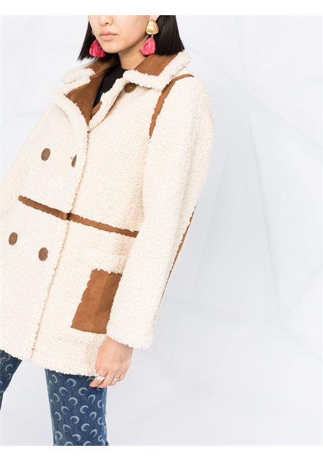 Cappotto a doppiopetto Chloe in beige e marrone - STAND STUDIO donna STAND STUDIO | 61186901096000